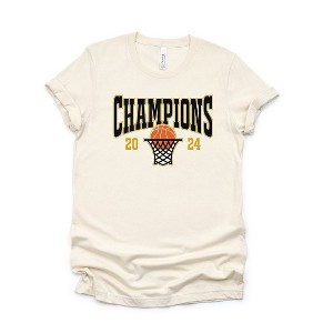 Simply Sage Market Women's College Basketball 2024 Champions AL Short Sleeve Graphic Tee - 1 of 3