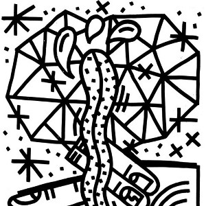 Chrisman - Makila - White W/black Splatter (Vinyl) - 1 of 1