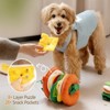 Bencmate Pet Toy Ball For Dogs, Enrichment Interactive Dog Toys For Boredom, Toys To Keep Them Busy, Hamburger, Multicolored(6.7"*6.7"*6.7") - 3 of 4