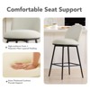 Spruce&Spring Swivel Counter Bar Stool Set 26 in Barstools with Metal Frame - 2 of 4