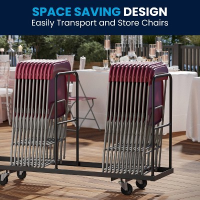 Alamont 6pk Hercules Plastic Folding Chairs