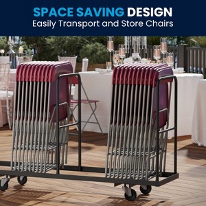 Alamont 6pk Hercules Plastic Folding Chairs - 1 of 4