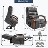 Dual Motor Infinite Position Lift Recliner Chair with Solid Wood Armrests, Heat Massage, and Heavy-Duty Motion Mechanism - 2 of 4