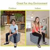 Majestic Home Goods,Cube Pouf Chevron - 3 of 4