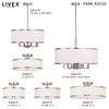 Livex Lighting Park Ridge 2 - Light Semi-Flush Mount in  Brushed Nickel - 2 of 4