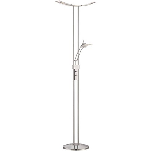 Possini Euro Design Modern Torchiere, Dimmable Reading Floor Lamp