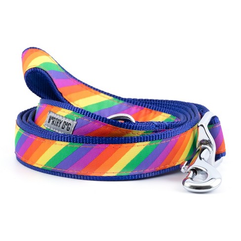 Designer Dog Collar Leash Harness Fashion Gradient Rainbow Color Pet  Products Chain Small Dog Medium Large Fitting Spring Summer