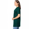 Woman Within Plus Size Perfect Short-Sleeve Shirred V-Neck Tunic - 4 of 4