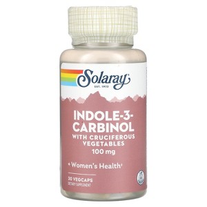 Solaray Indole-3-Carbinol With Cruciferous Vegetables, 100 mg, 30 VegCaps - 1 of 4