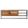 vidaXL TV Cabinet Recycled Teak Recycled Teak and Steel Medium - 2 of 2