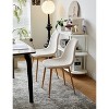 Nordlys Set of 4 Metal and Velvet Dining Chairs Vintage Style Upholstery Dining Room - 2 of 4