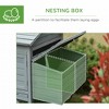 Outdoor Walk-in Mini Greenhouse with Mesh Door & Windows, Small Portable Garden Green House with 3 Tiers 6 Shelves, Trellis, & Plant Labels - 3 of 4