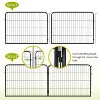 FDW Dog Playpen Pet Dog Fence 2-32 Panels  24/32/40"H Metal Dog Pen Outdoor Exercise Pen with Doors for Large/Medium /Small Dogs for RV,Camping,Yard - 3 of 4