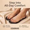 CUSHIONAIRE Surf Flip Flop Sandals for Women with Flexible Sole and Soft Jelly Strap, Lightweight Casual Slides - 2 of 4