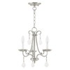 Livex Lighting Callisto 3 - Light Chandelier in  Brushed Nickel - 3 of 4