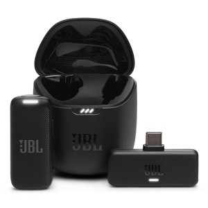 JBL Quantum Stream Wireless Wearable Streaming Microphone - USB-C (Black) - 1 of 4