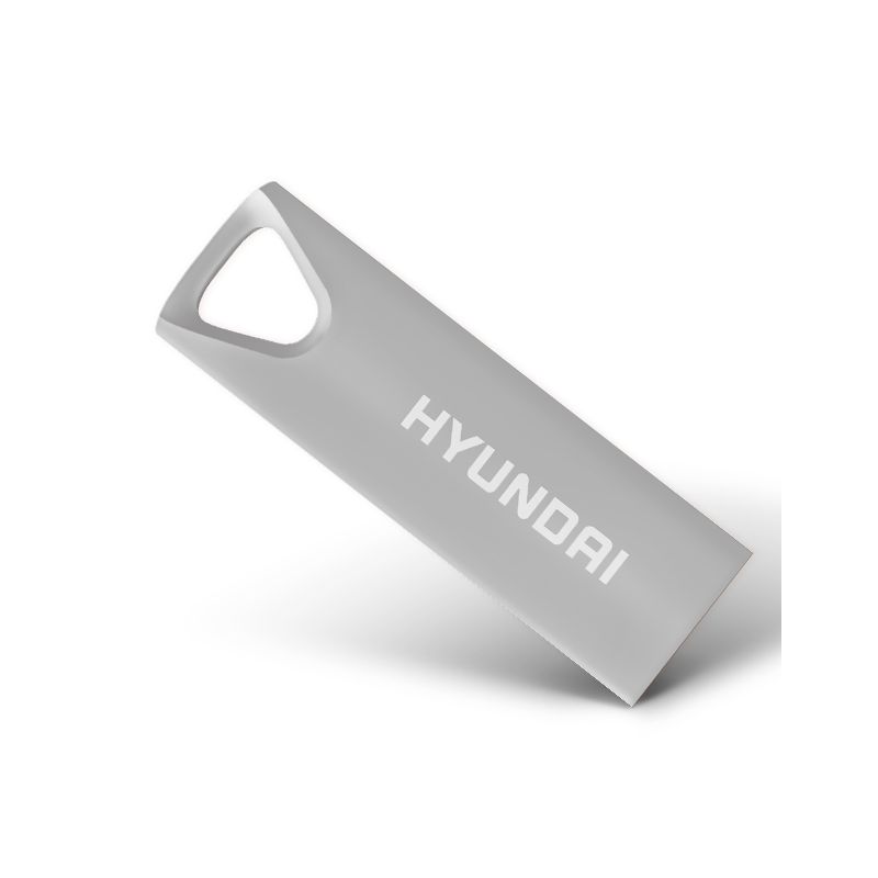 Hyundai Bravo Deluxe Keychain USB 2.0 Flash Drive 32GB Metal Silver - U2BK/32GAS, 3 of 6