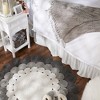 Design Imports Bohemian Round Natural Jute - Gray - 4 Ft Round - 4 of 4