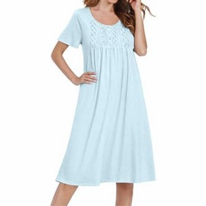 white christmas dresses Short Sleeve Cotton/Poly House Dress – Buck & Buck