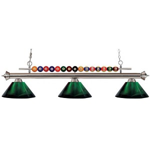 Z-Lite Shark 3 - Light Island Pendant Light in  Brushed Nickel - 1 of 1