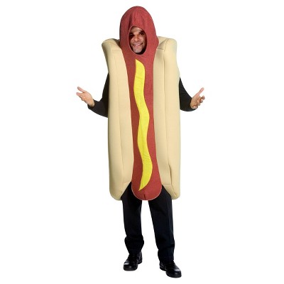 Imposta Costumes Adult Deluxe Hot Dog Costume Bodysuit Green One Size