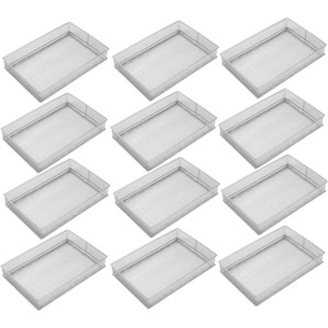 YBM Home Silver Mesh Drawer and Desk Organizer Tray, Pack of 12 - 1 of 4
