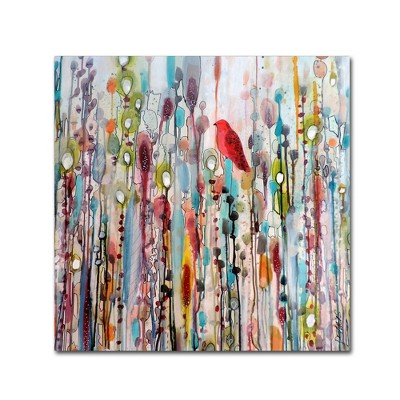 Colorful Abstract Animals Canvas Art for Kids, 25x20