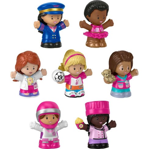 Fisher-price Little People Barbie You Can Be Anything Figures - 7pk : Target