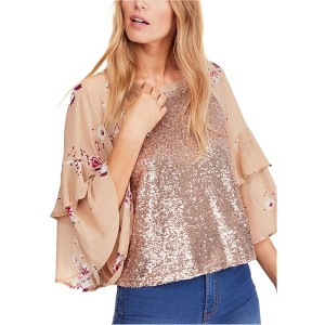 Free People Womens Shimmy & Shake Pullover Blouse - 1 of 1