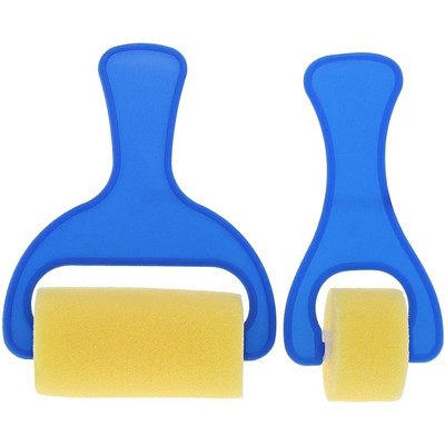 Bright Creations 12-Pack Foam Brayer Paint Roller For Artist DIY Painting Project, 2 Sizes
