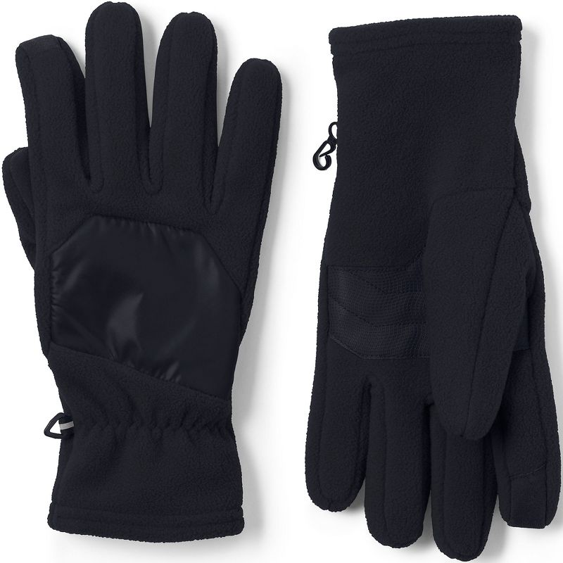 Lands' End Men's T200 Fleece EZ Touch Gloves, 1 of 3