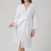 Adult Muslin Bathrobe 100% Cotton Robe with 4-Layer Absorbent Muslin Fabric By Comfy Cubs - 4 of 4