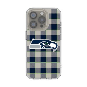 NFL NFC Teams Plaid Clear Cell Phone Case for Apple iPhone - 1 of 4