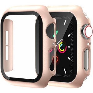 Entronix Case Compatible with iWatch Series 6/5/4/SE (3rd/2nd/1st Gen), 40mm - Hard Cover w/ Built-In Screen Protector - 1 of 4