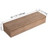 ChicFurnit Bathroom Vanities 60 Inch Floating Vanity with Soft Close Drawer for Bathroom, Brown, 58.69"*17.94"*11" - 3 of 4