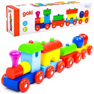 Goki America Train Peru, with Magnetic Couplings, Toy Vehicles, Ages 3+ - 1 of 4