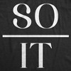 Womens Funny T Shirts So Over It Sarcastic Math Equation Graphic Tee For Ladies - Crazy Dog Women's T Shirt - image 2 of 4