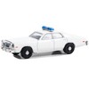 1977-78 Dodge Monaco Police Pursuit White with Light Bar "Hot Pursuit - Hobby Exclusive" 1/64 Diecast Model Car by Greenlight - image 2 of 3