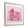 Stupell Industries Pastel Pink Book Lovers Framed Print Under Glass Art - 2 of 4