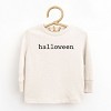 Halloween Typewriter - Toddler Long Sleeve Graphic Tee and Youth Long Sleeve Graphic T-Shirt - 2 of 3