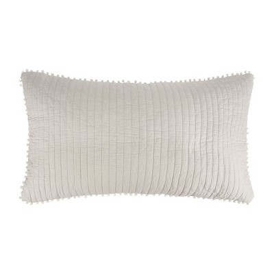 Pom Pom Taupe King Sham - Levtex Home