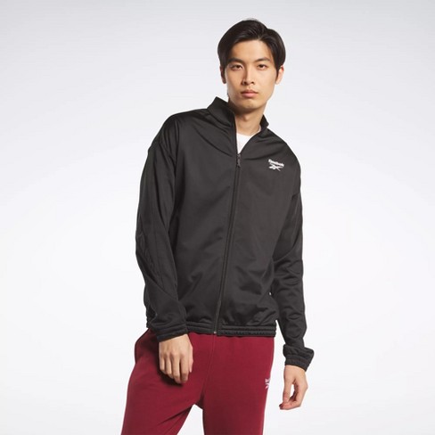 Reebok Reebok Identity Vector Knit Track Jacket Xl Black / Black : Target