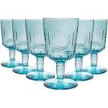 Bormioli Rocco Romantic Stemware Drinking Glass, 6-Piece