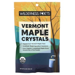 Wilderness Poets Organic Vermont Maple Crystals, 8 oz (226 g) - 1 of 2