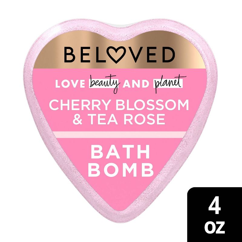 Beloved Cherry Blossom &#38; Tea Rose Bath Bomb - 1ct/4oz, 1 of 12