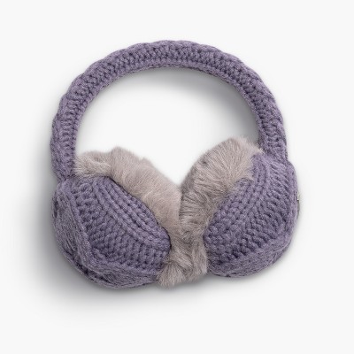 Turtle Fur Ear Muffin Earmuffs - Women's Faux Fur Lined Winter Ear Warmers