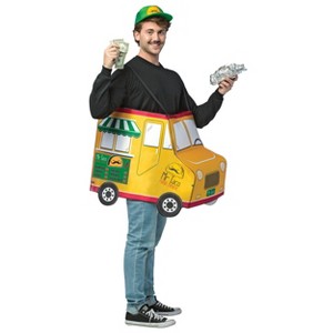 Imposta Costumes Adult Mr. Taco Food Truck Costume Bodysuit One Size - 1 of 1