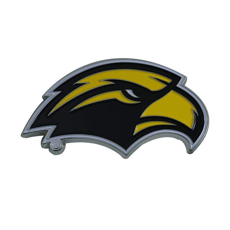 NCAA University of Southern Miss Golden Eagles 3D Metal Emblem, 1 of 4
