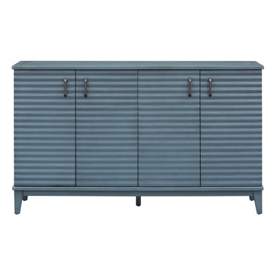 Bella Depot 60''W Sideboard with 4 Door Large Storage with Adjustable Shelves