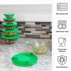 Classic Cuisine 20-Piece Lemon Design Glass Bowls with Lids Set - image 4 of 4